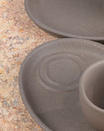 Set de 2 Tazas con Plato | Colección Eco-Ceramics