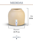 Dispensador de agua ceramica vitrificada Anfora 6 litros