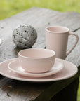 Plato Trinche 19 cm Chena Sin Relieve | Soft Pink Rosa Mate