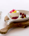 Set de 2 Sartenetas De Porcelana Vitrificadas Blancas Anfora Blanco Polar