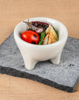 Molcajete Grande Blanco de 580 ml