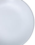 Plato Trinche 23 cm Sin Relieve Blanco Mate | Chena