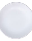 Plato Trinche 27 cm Sin Relieve Blanco Mate | Chena