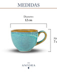 Taza Capuchino 240 cc | Plana Caribe