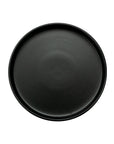 Plato Trinche Negro Mate 19 cm | Mediterráneo