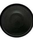 Plato Trinche Negro Mate 23 cm | Mediterráneo