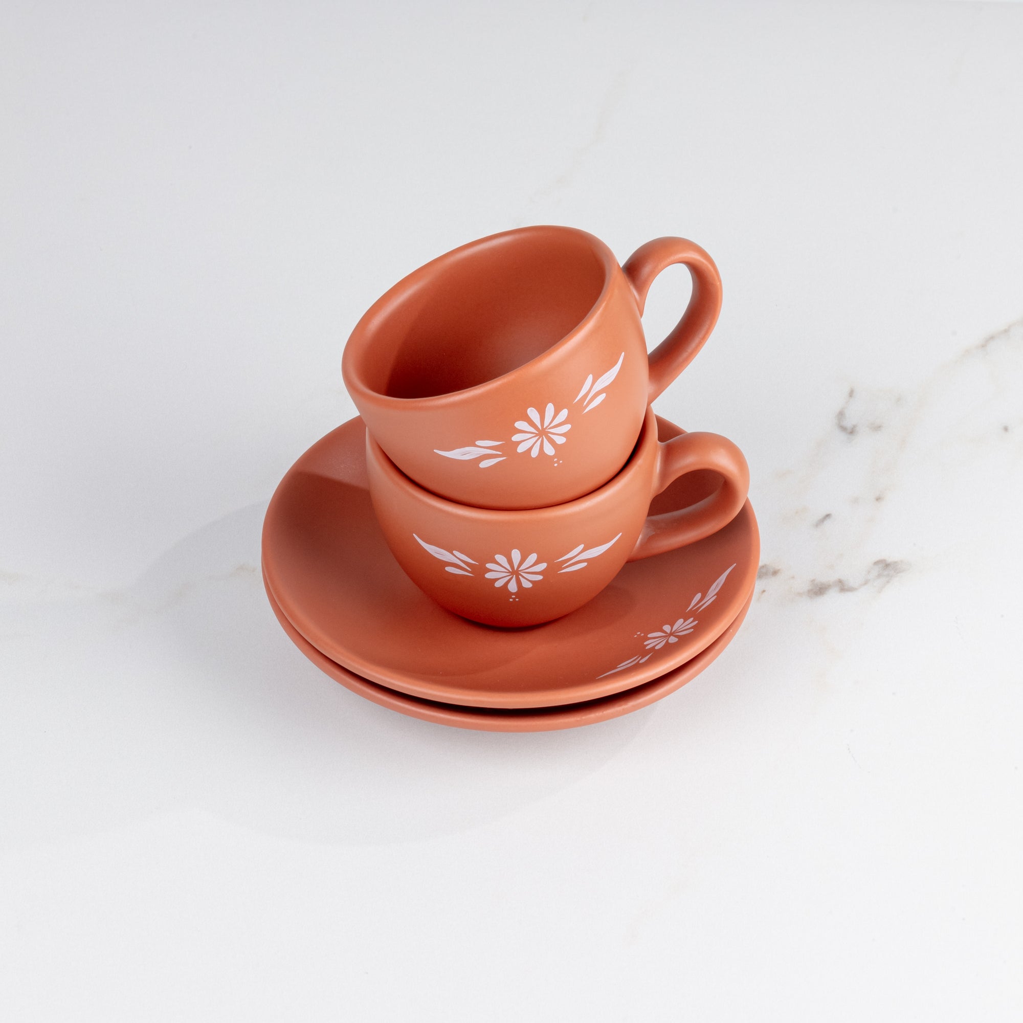 Set de 2 Tazas con Plato | Colección Puebla 2.0