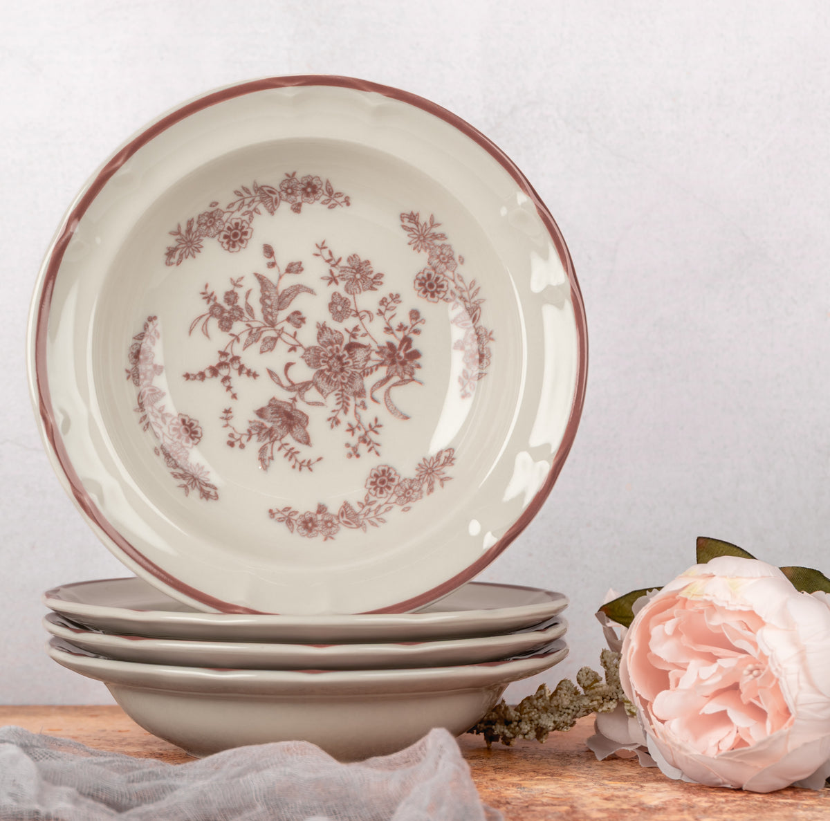 Set de 4 Platos Avenero 20cm | Carola Bouquet