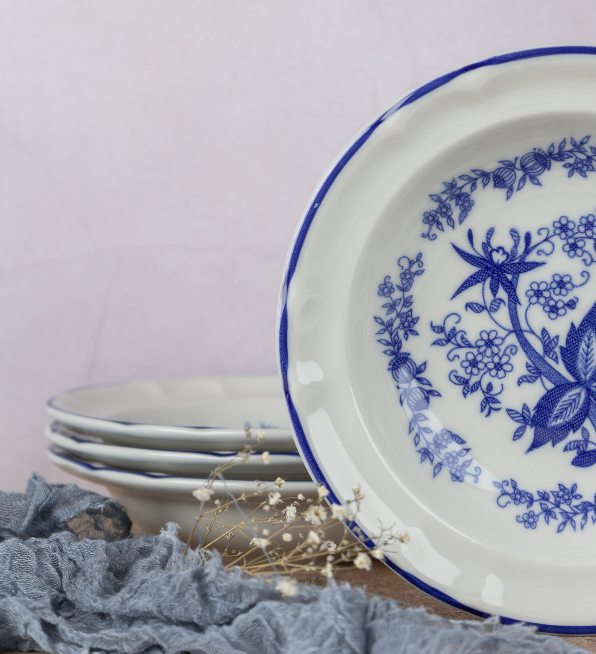 Set de 4 Platos Avenero 20 cm | Carola Azulejo