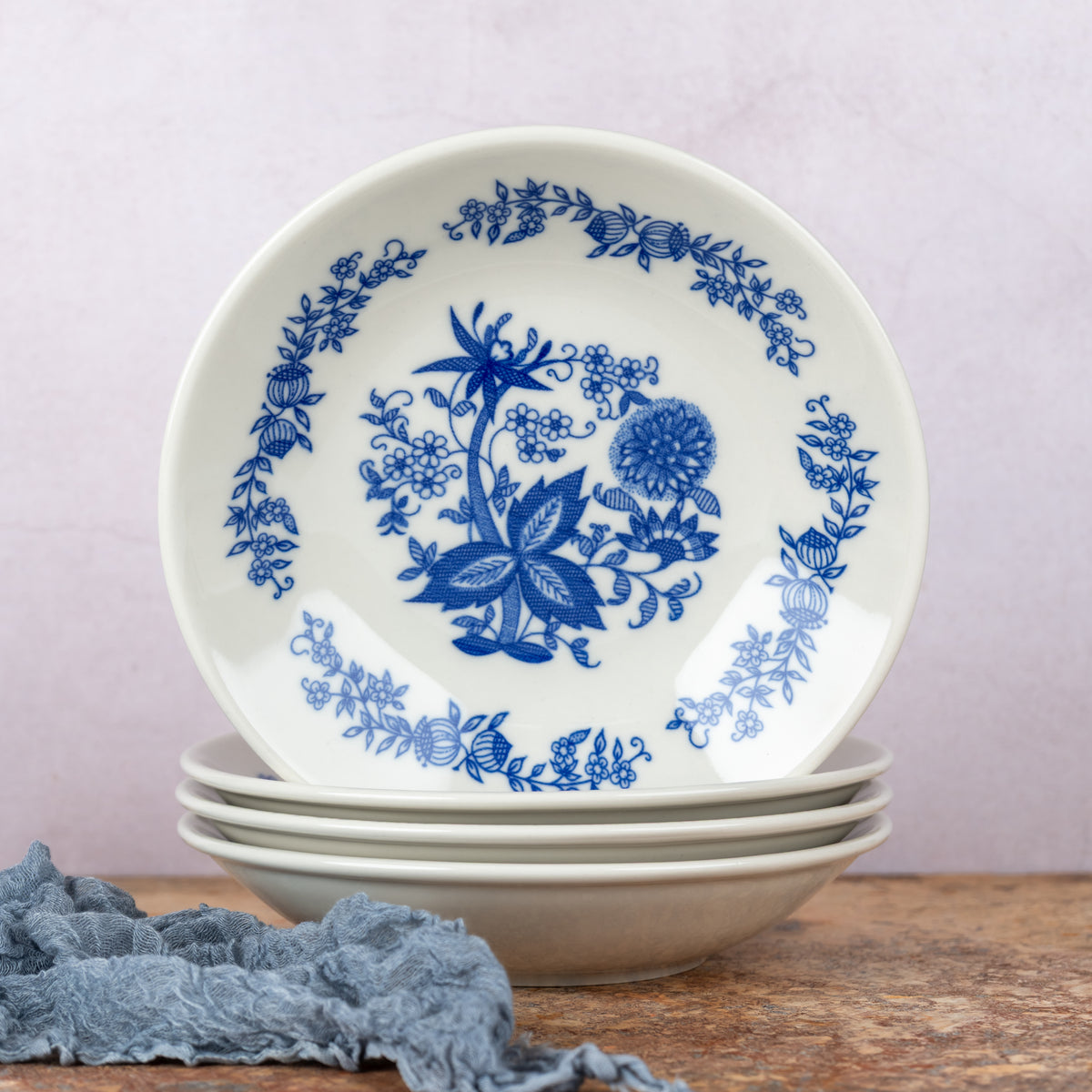Set de 4 Platos Avenero 20cm | Laila Azulejo