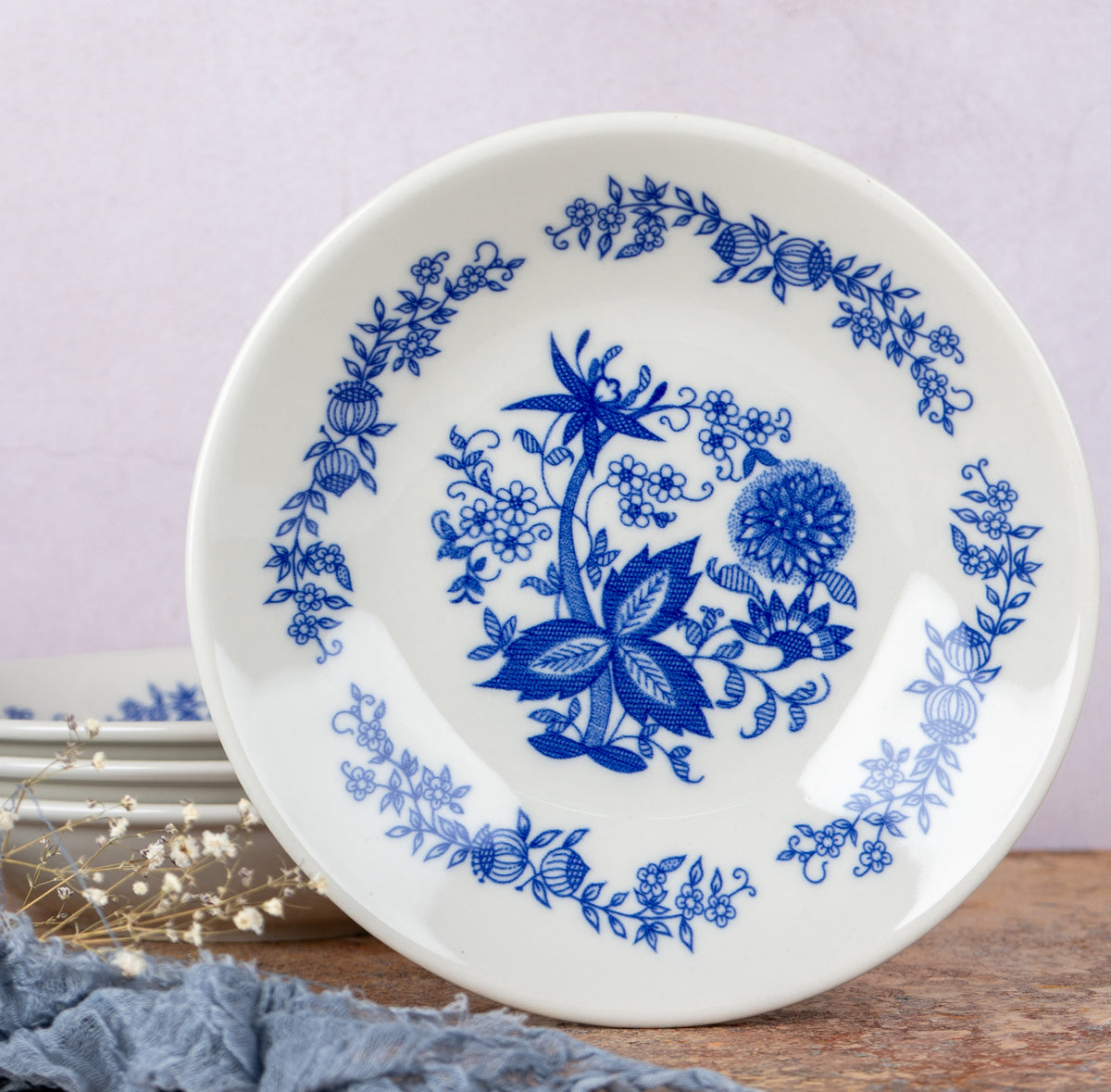 Set de 4 Platos Avenero 20cm | Laila Azulejo