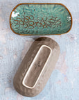 Platón Taco 24 cm | Tulum Ecoceramics Bicolor