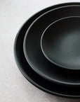 Plato Trinche 27 cm Sin Relieve Negro Mate | Chena