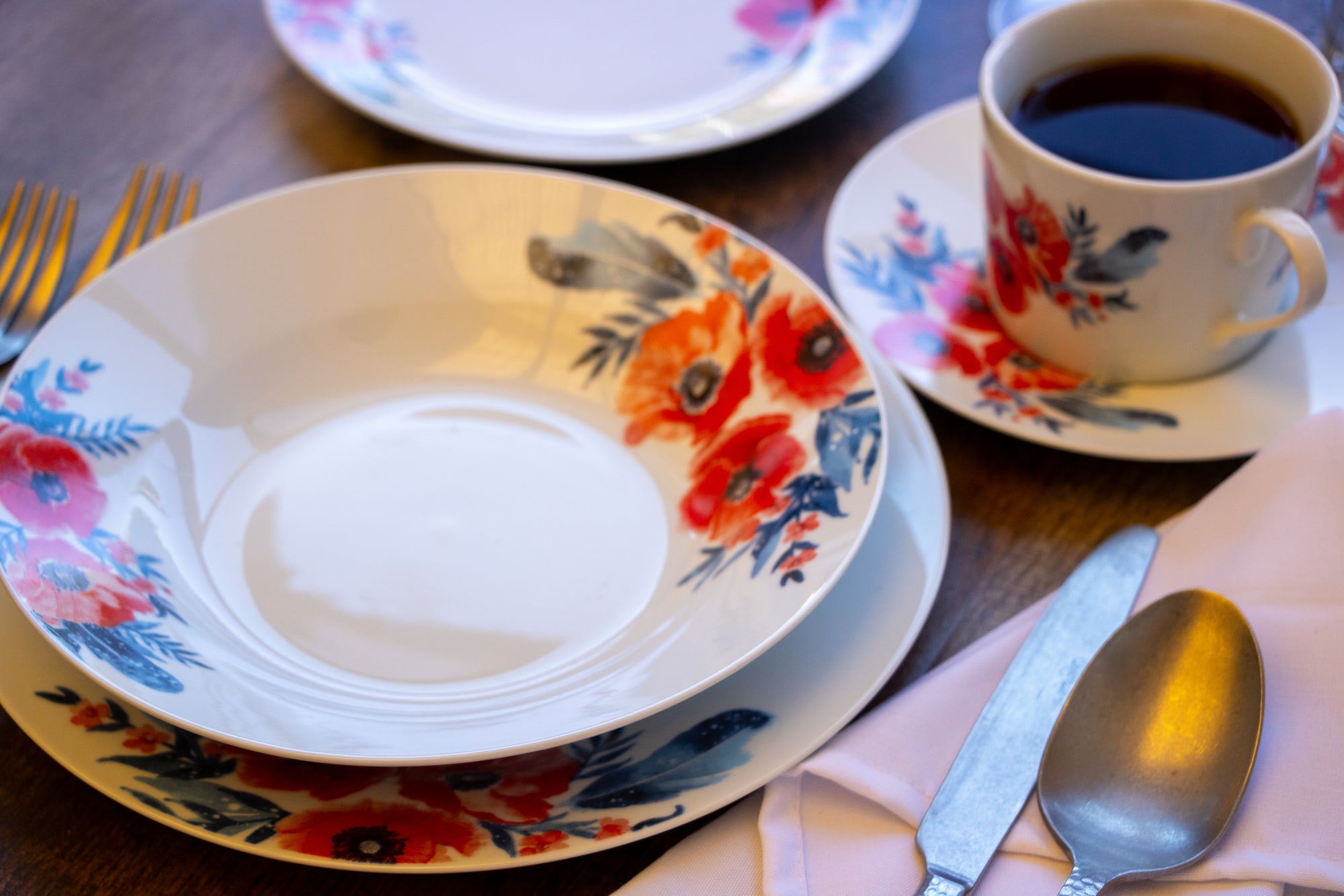 Vajilla de Porcelana 12 piezas | Eva