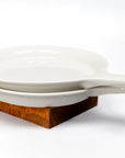 Set de 2 Sartenetas De Porcelana Redondas Blancas Anfora Blanco Polar