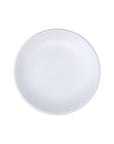 Plato Trinche 19 cm Sin Relieve Blanco Mate | Chena