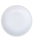 Plato Trinche 23 cm Sin Relieve Blanco Mate | Chena
