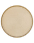 Plato Trinche Arena Mate/Blanco Mate 23 cm | Mediterráneo