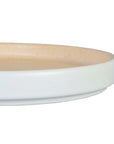 Plato Trinche Arena Mate/Blanco Mate 23 cm | Mediterráneo