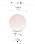 Set Taza latte con Plato | Soft Pink