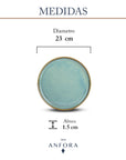 Plato Trinche 23 cm | Plana Caribe