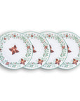 Set 4 Platos Hondo 20 cm Laila Noche Buena