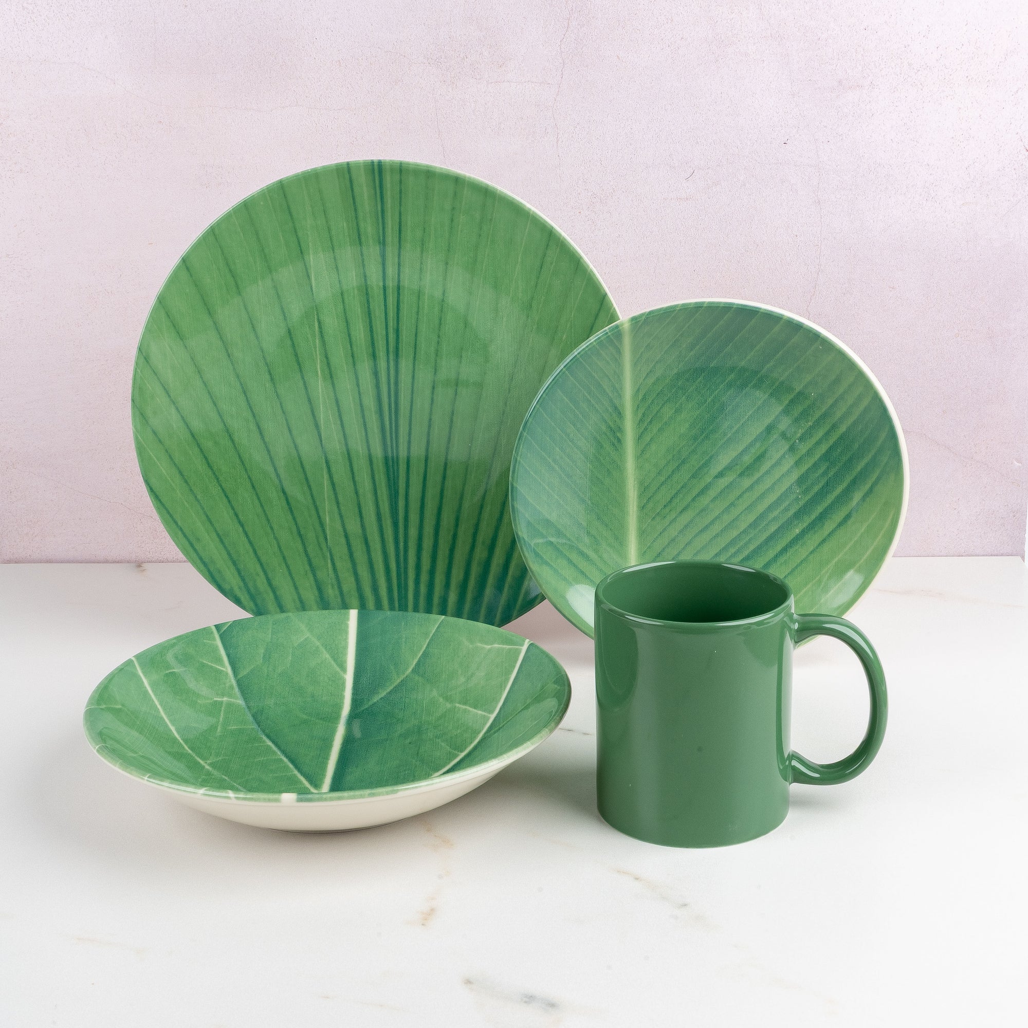 Vajilla de Porcelana 16 piezas | Sierra Natura