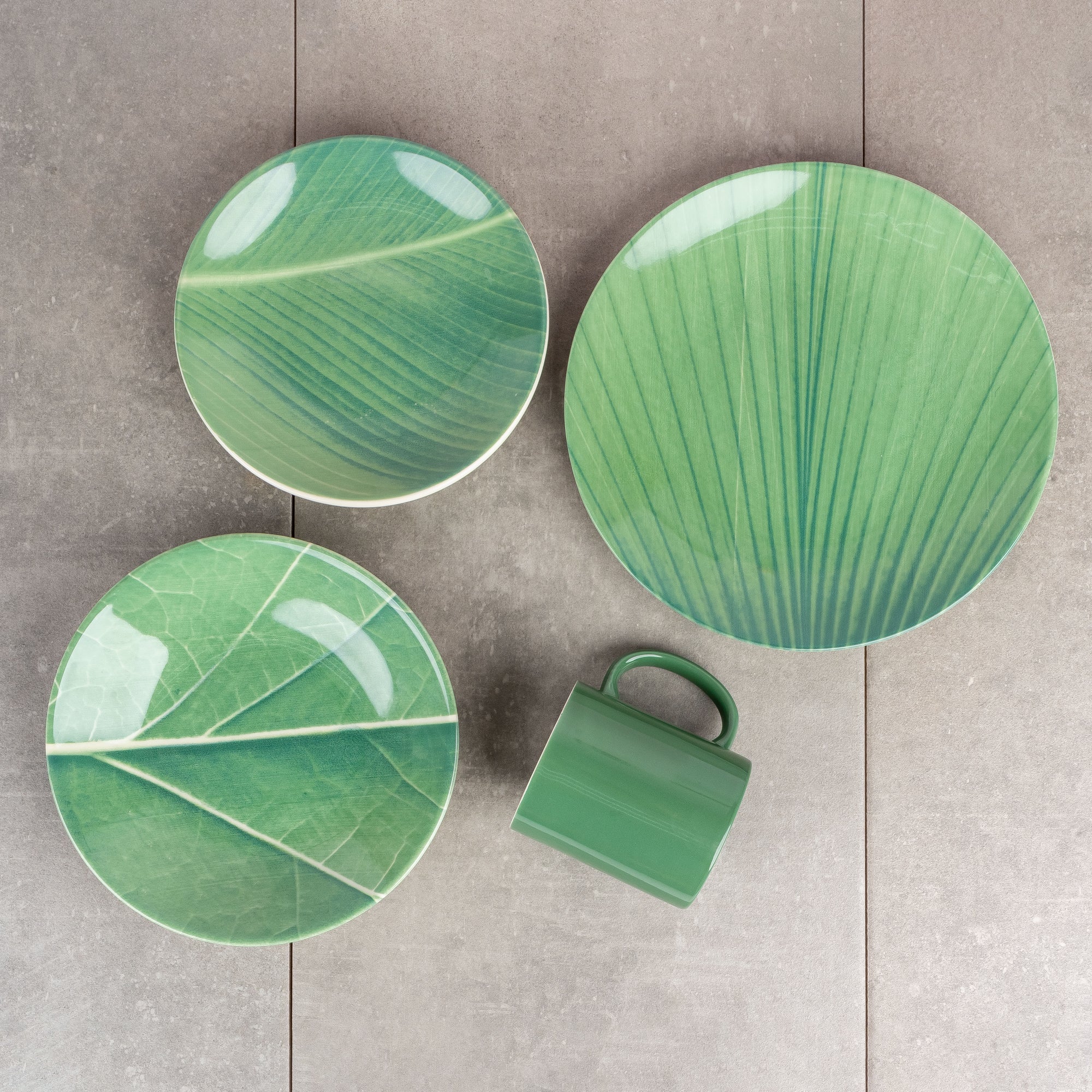 Vajilla de Porcelana 16 piezas | Sierra Natura