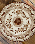 Plato Trinche Plana 32 cm Café | Motiva 2.0