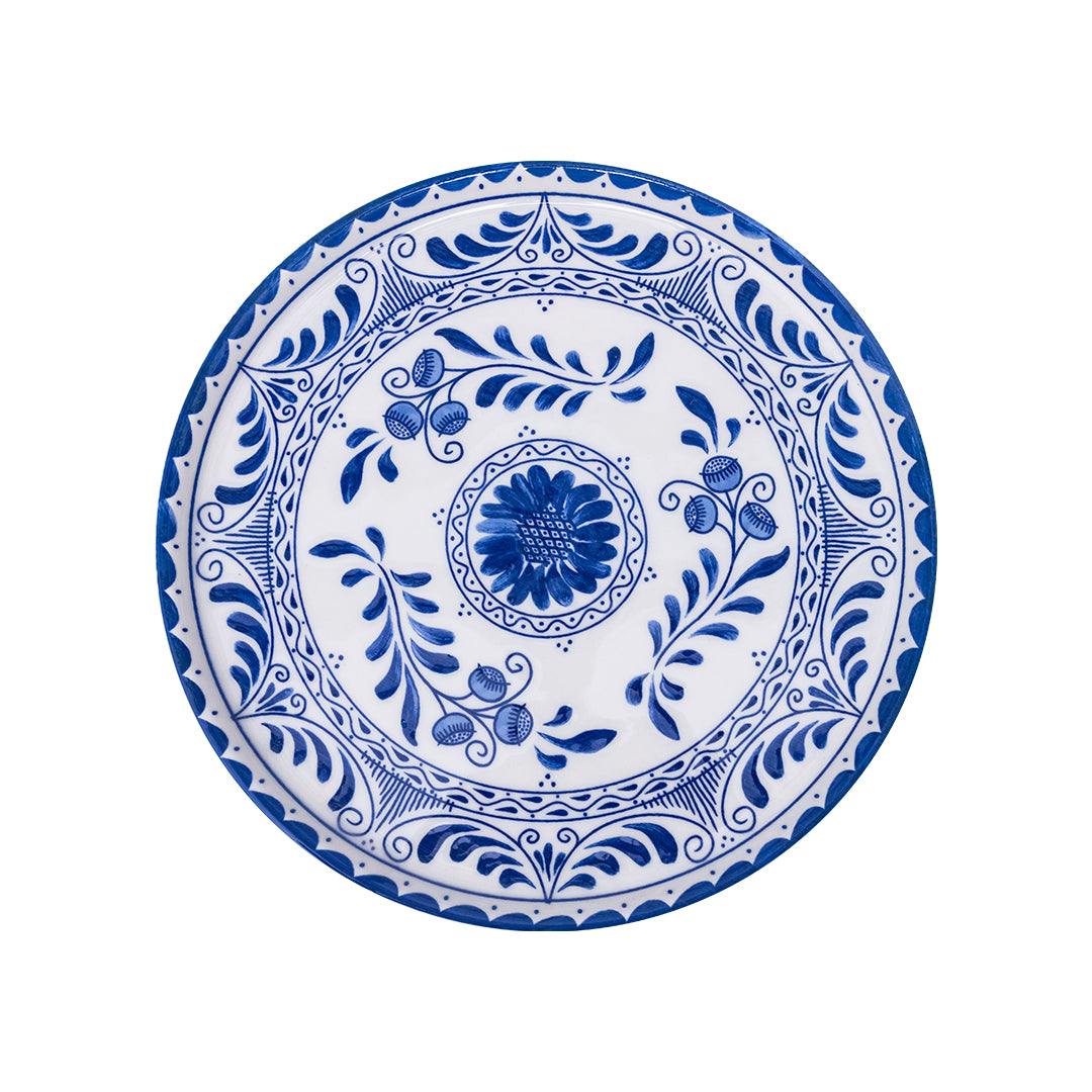 Plato Trinche Plana 23 cm Azul Cobalto | Motiva 2.0