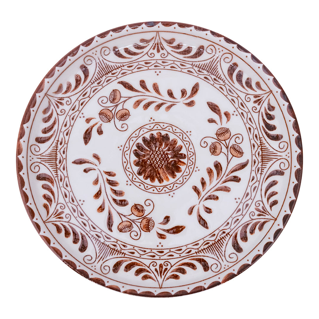 Plato Trinche Plana 32 cm Café | Motiva 2.0