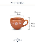Set de 2 Tazas con Plato | Colección Puebla 2.0
