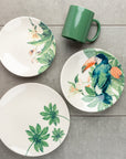 Vajilla de Porcelana 16 piezas | Tropical