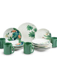 Vajilla de Porcelana 16 piezas | Tropical