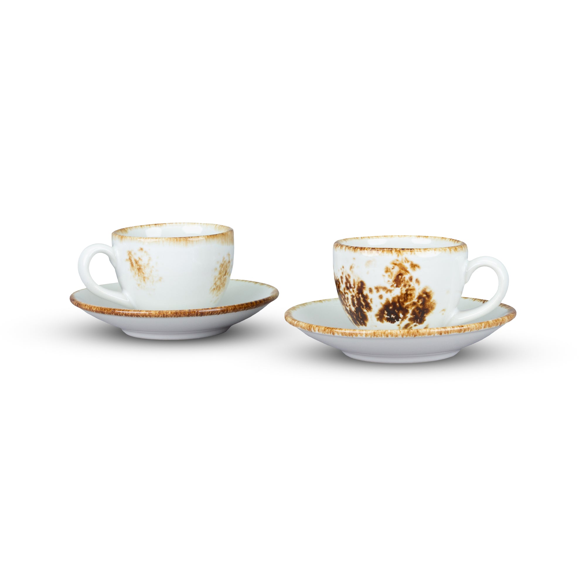 Set de 2 Tazas con Plato | Colección Artisan