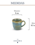 Taza Mug con Relieve 264 cc | Mediterráneo 2.0