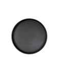 Plato Trinche Negro Mate 10 cm | Mediterráneo