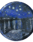 Plato Trinche 30 cm Noche Estrellada Sobre el Ródano | Van Gogh