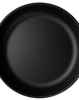 Plato Hondo Ensenada Negro Mate 27 cm | Mediterráneo