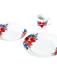 Vajilla de Porcelana 12 piezas | Eva
