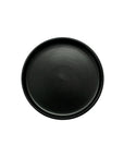 Plato Trinche Negro Mate 15 cm | Mediterráneo