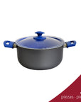 Olla Recta de Aluminio Pietra Zafiro, 24 cm | Tavola