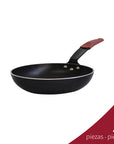 Sartén de Aluminio Profesional c/ Mango Acero Funda de Silicón, 24 cm/3.5 mm | Tavola