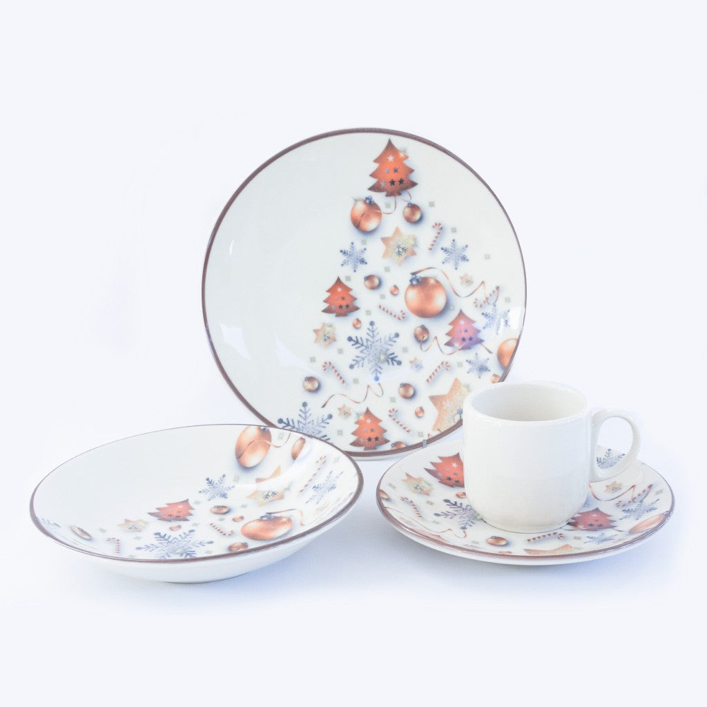 Vajilla de Porcelana 16 piezas | Destellos